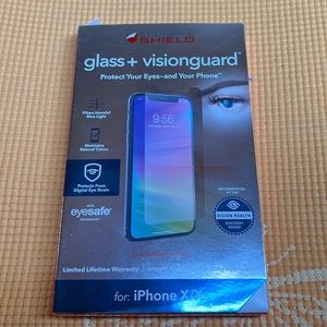 Shield glass +vanguard for the IPhone XS new in box